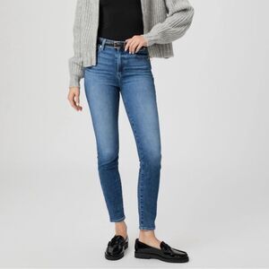 Paige Blue Wash Hoxton Ankle Jeans Size 29